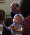 Ian and James at Christening
