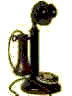 Candlestick phone graphic