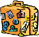 Suitcase graphic